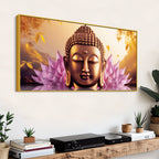 Spiritual Buddha Wall Painting for Modern Home Decor