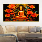 Spiritual Buddha Wall Painting for Modern Home Interiors