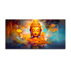Spiritual Buddha Wall Painting for Modern Living Space