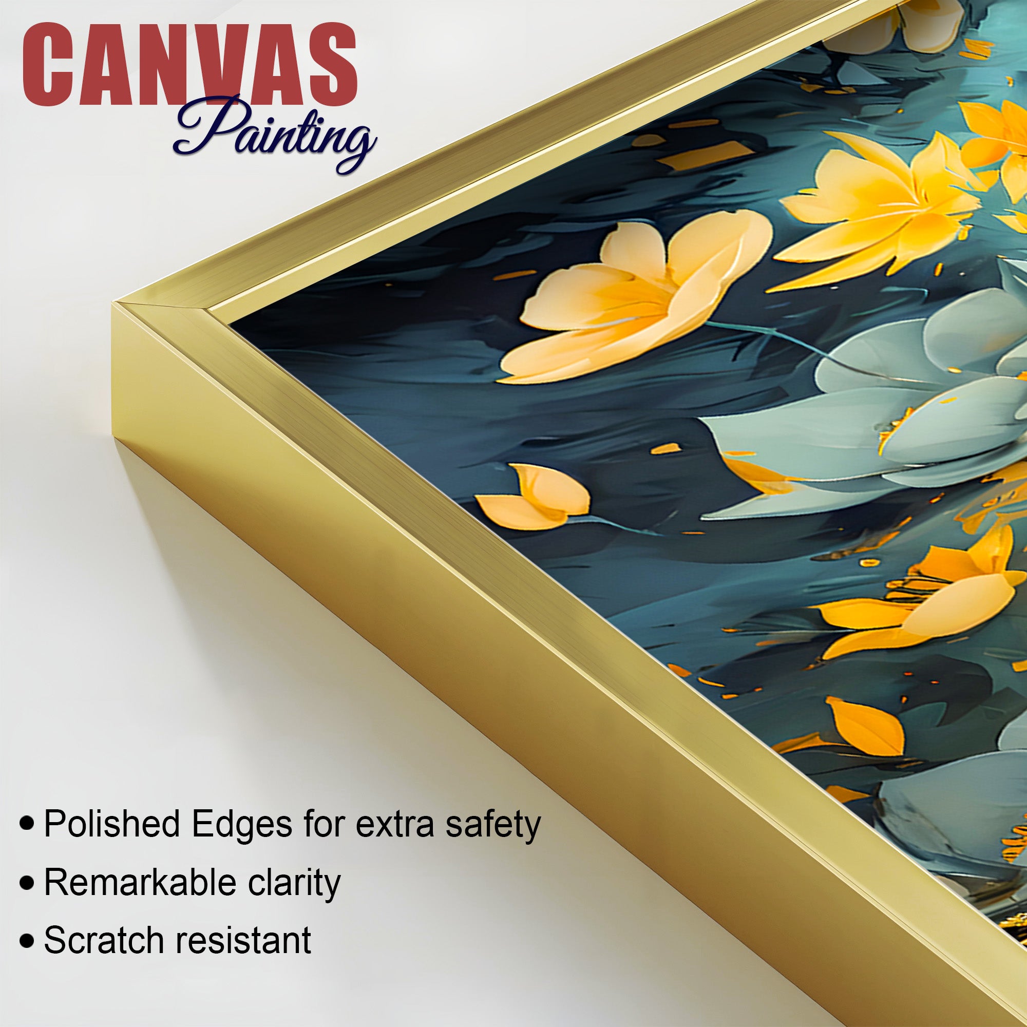 Spiritual Buddha Wall Painting on Canvas for Home Decor