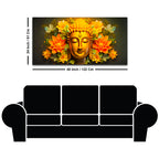 Spiritual Buddha Wall Painting on Canvas for Home & Office