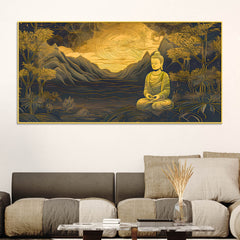 spiritual-buddha-wall-painting-with-mountain-nature-design