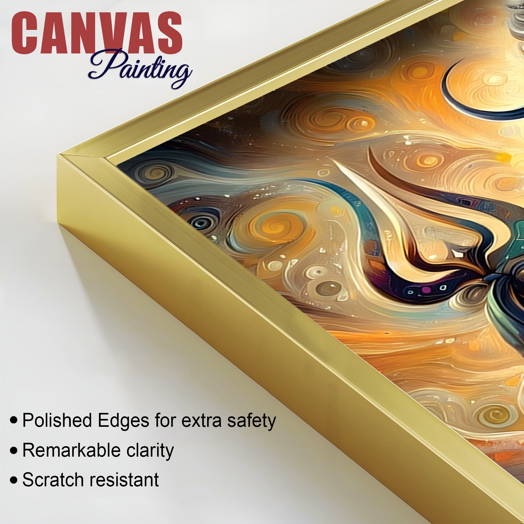 Spiritual Canvas Painting for Home Decor Divine Shiv Ji Wall Art