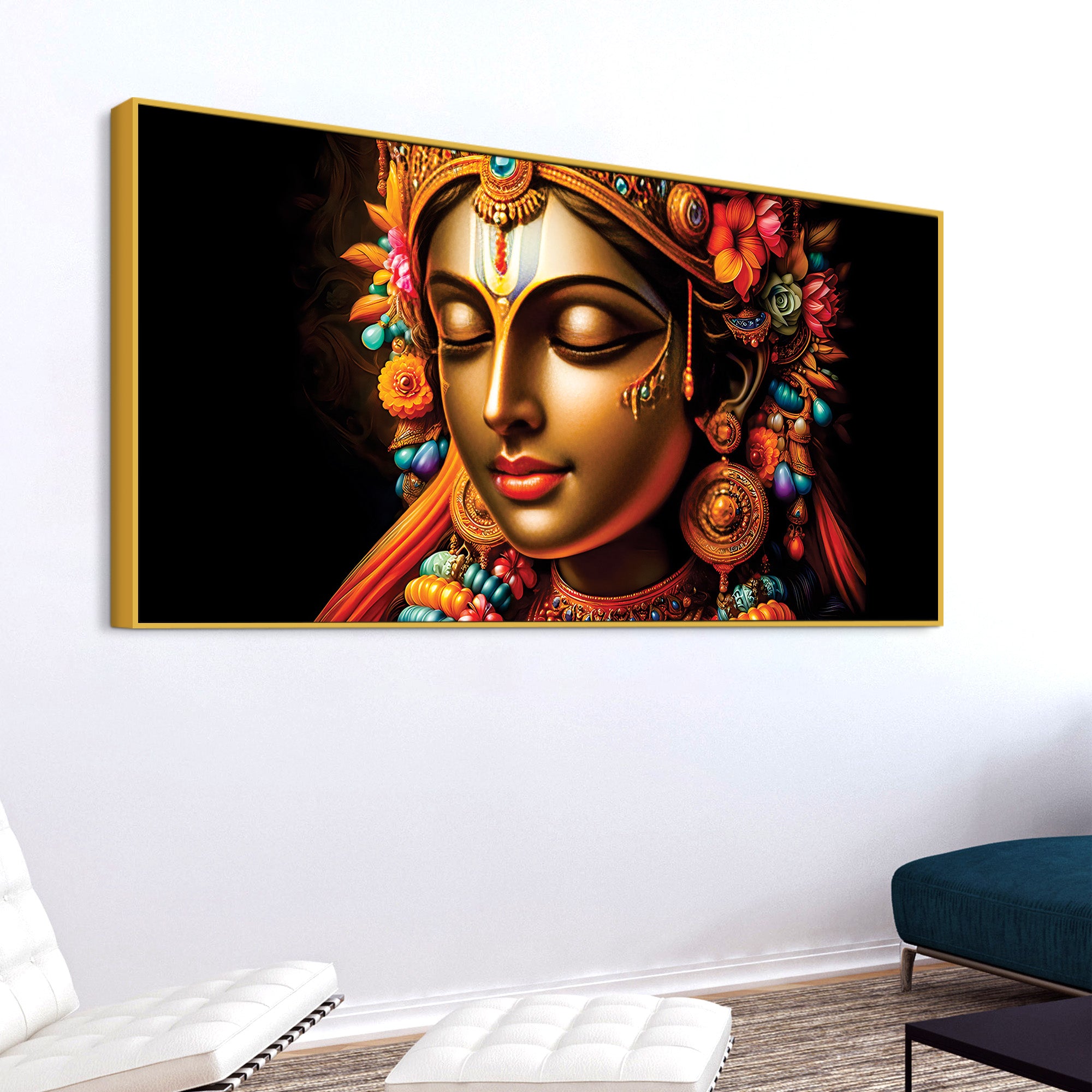 Spiritual Canvas Painting for Peaceful Home Décor