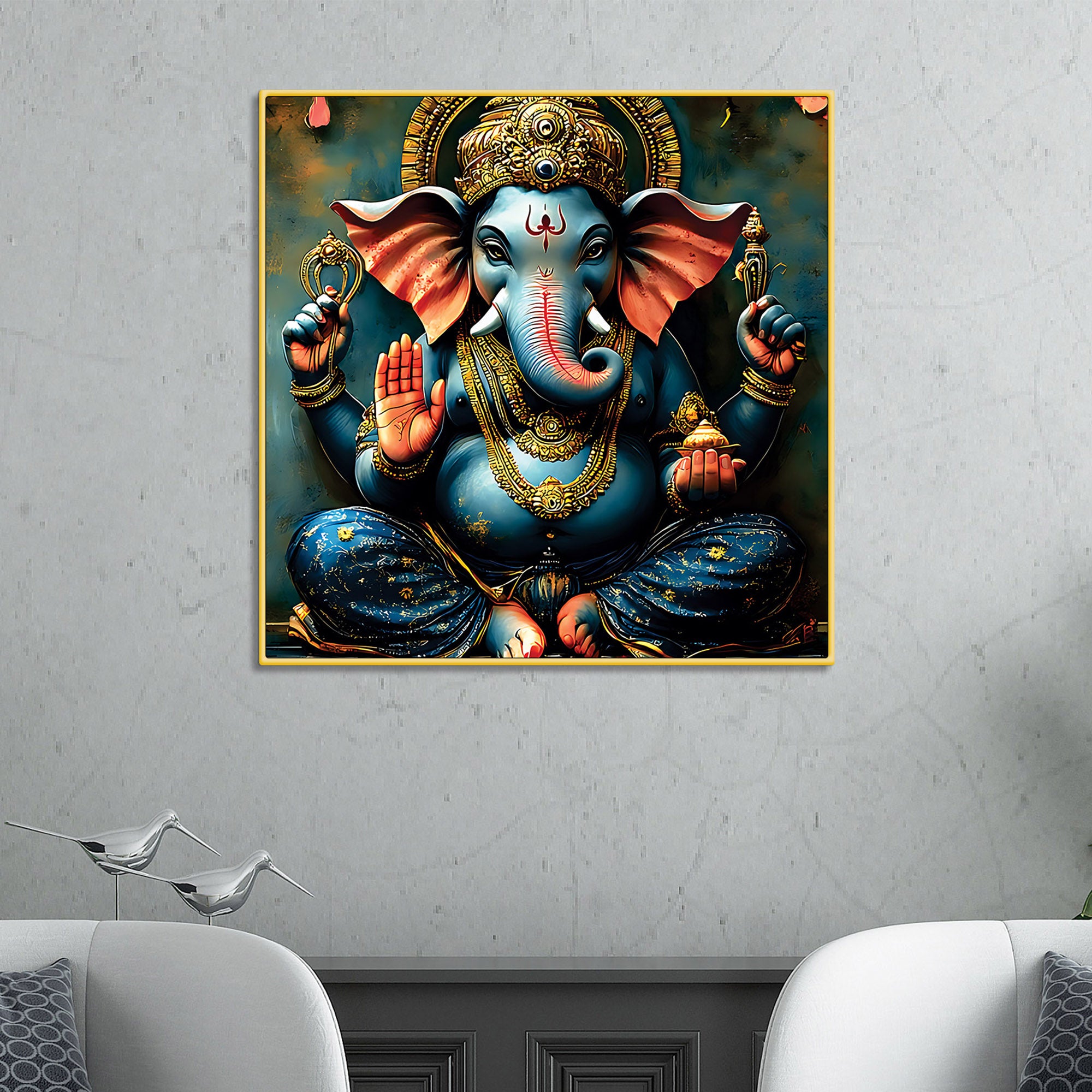 spiritual-ganesh-ji-painting-for-temple-home