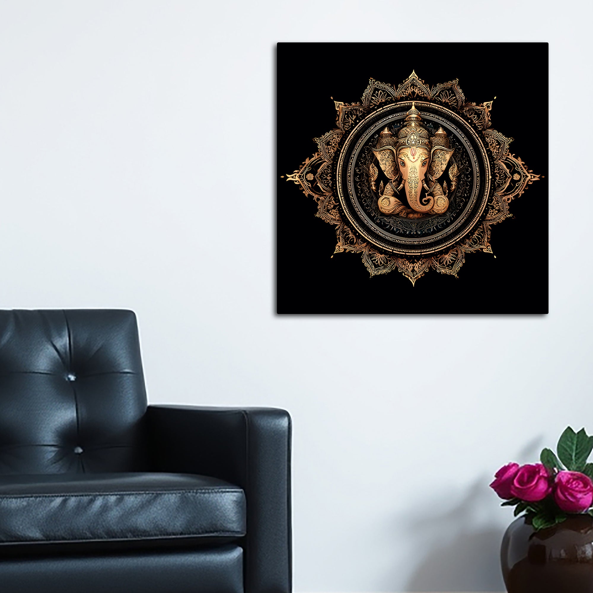 Spiritual Ganesha Home & Temple Decoration Painting