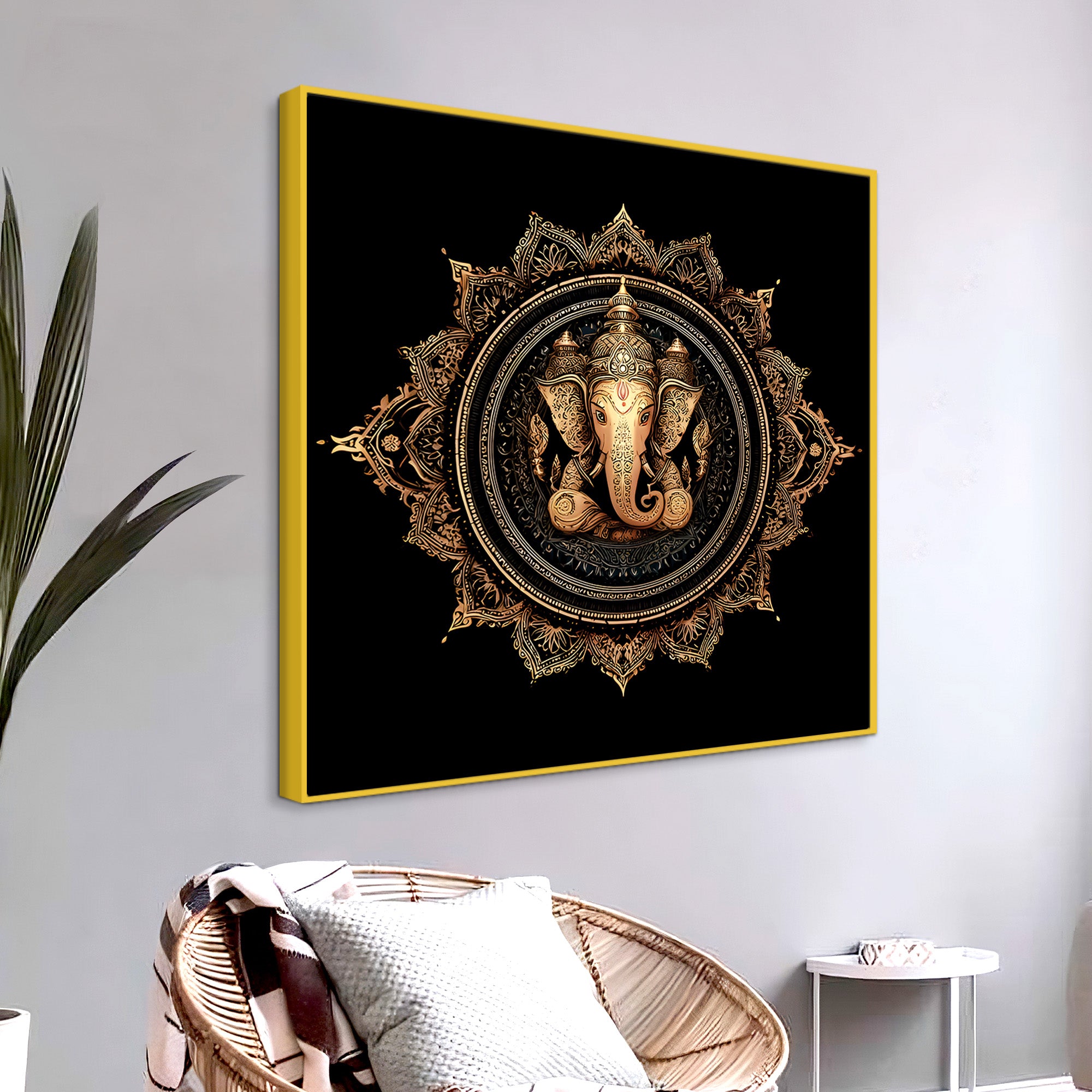 Spiritual Ganesha Home & Temple Decoration Painting