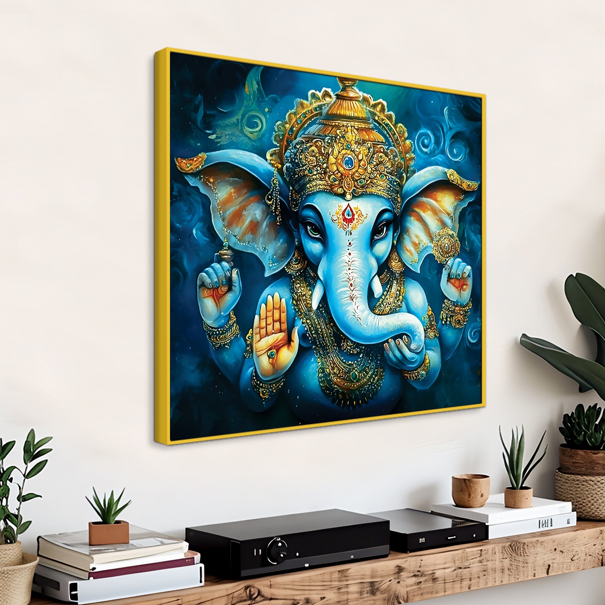 Spiritual Ganesha Wall Décor Painting