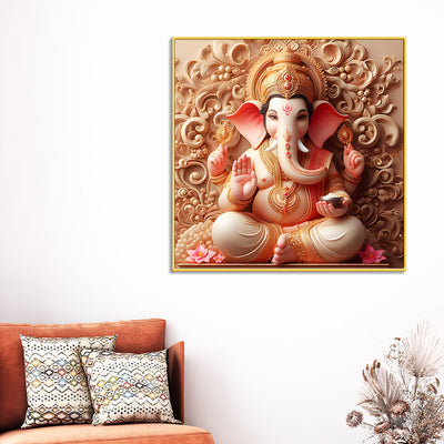 spiritual-ganesha-wall-painting