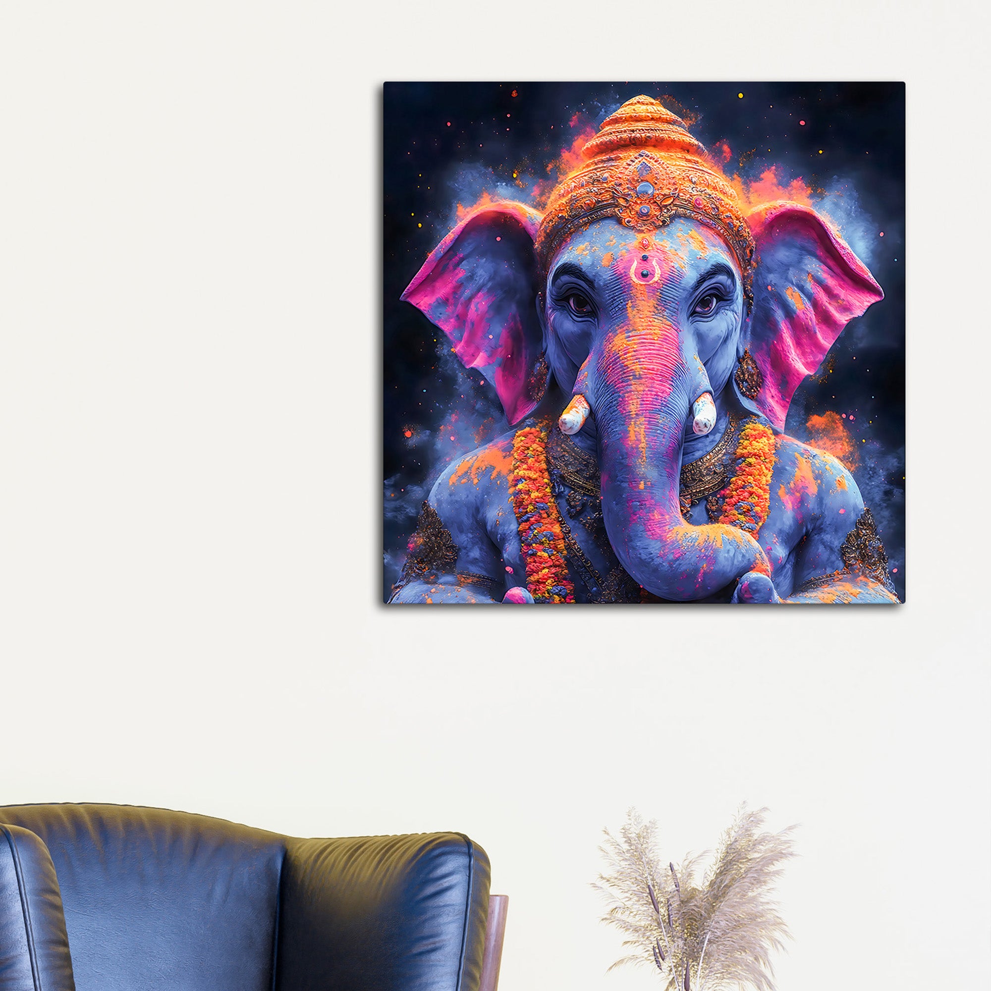 Spiritual Ganpati Bappa Wall Painting