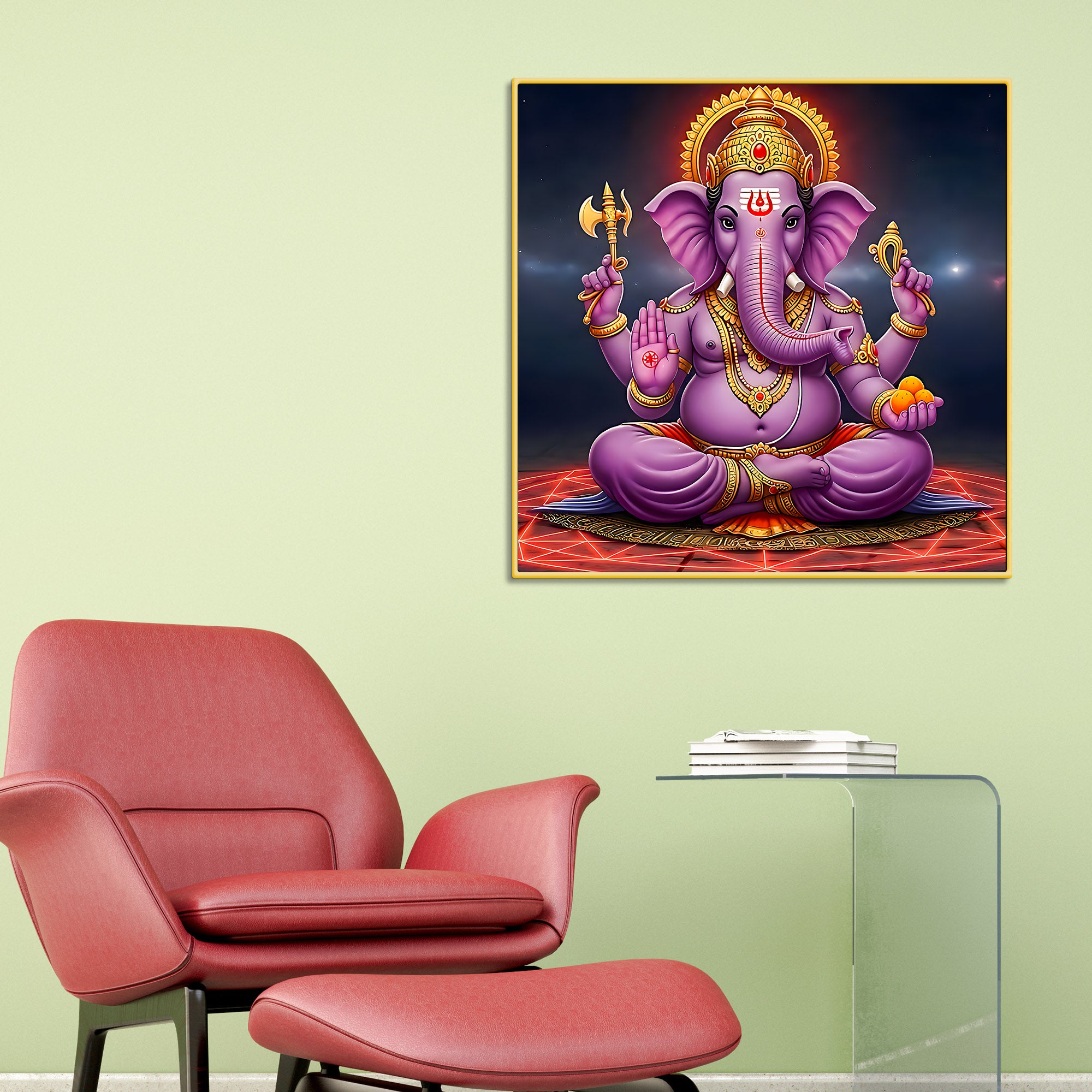 spiritual-ganpati-painting