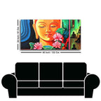 Spiritual Gautam Buddha Wall Painting