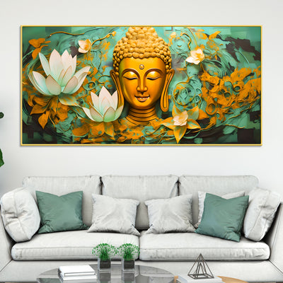 spiritual-gautam-buddha-wall-painting-for-calm-home-decor