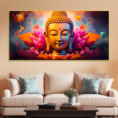 spiritual-gautam-buddha-wall-painting-for-living-spaces