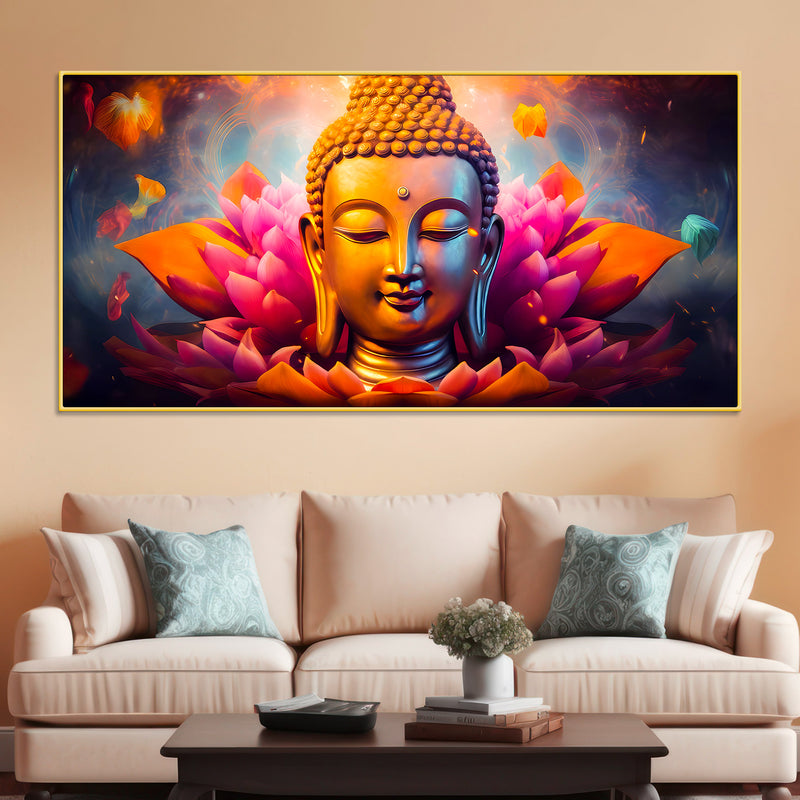 spiritual-gautam-buddha-wall-painting-for-living-spaces