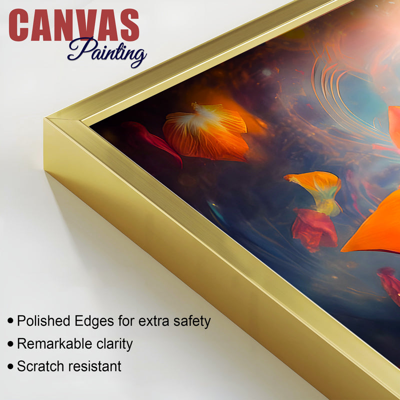 Spiritual Gautam Buddha Wall Painting for Living Spaces