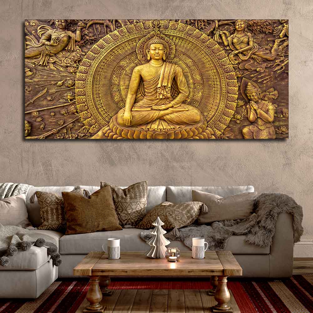 Buddha wall painting