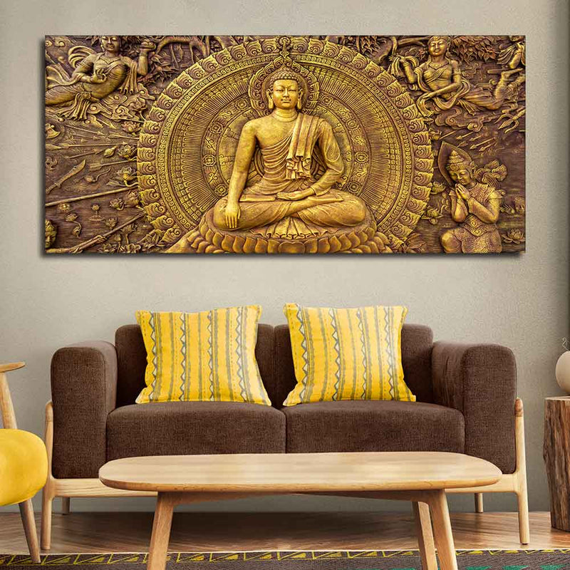 Buddha Wall Painting Decor