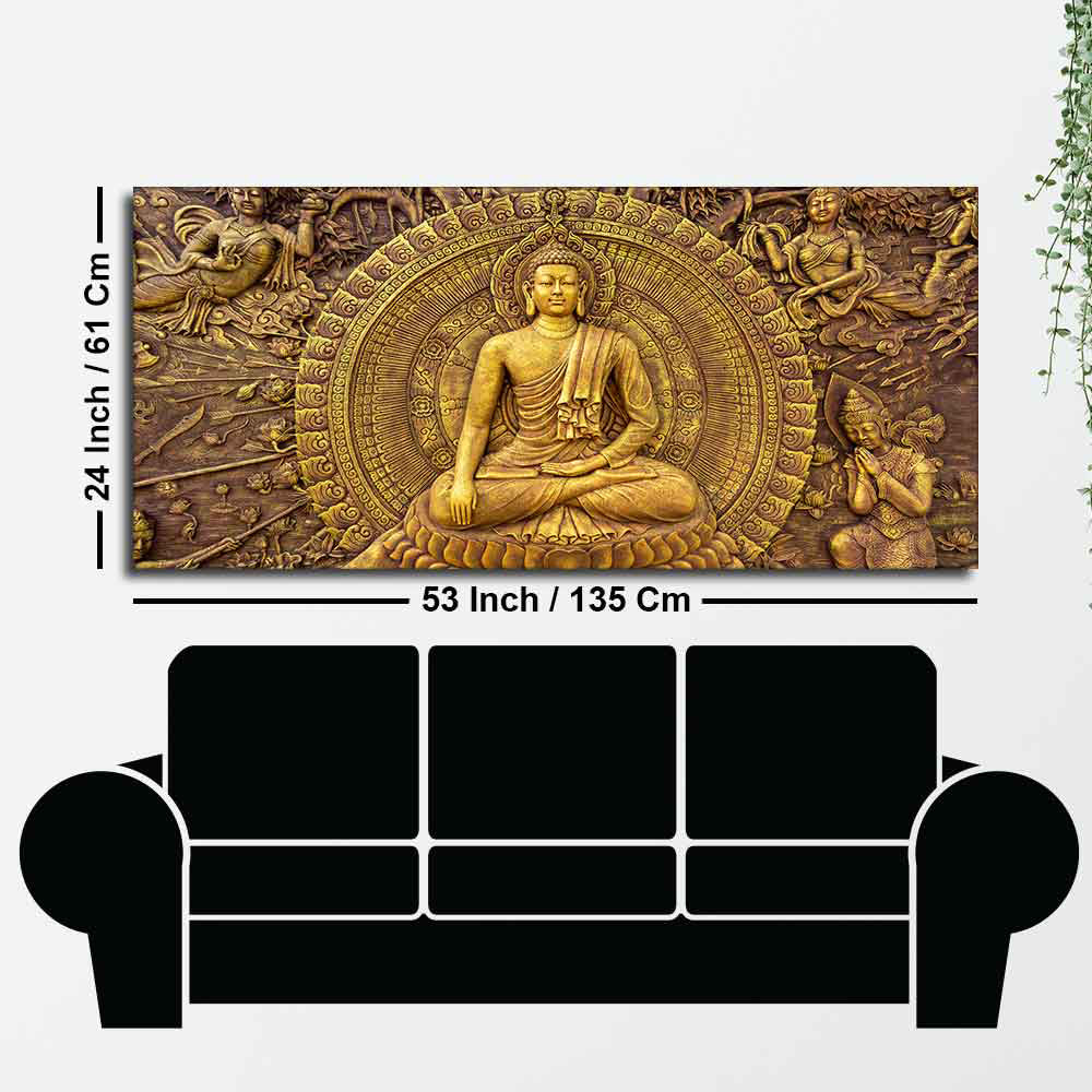 Large Buddha artwork