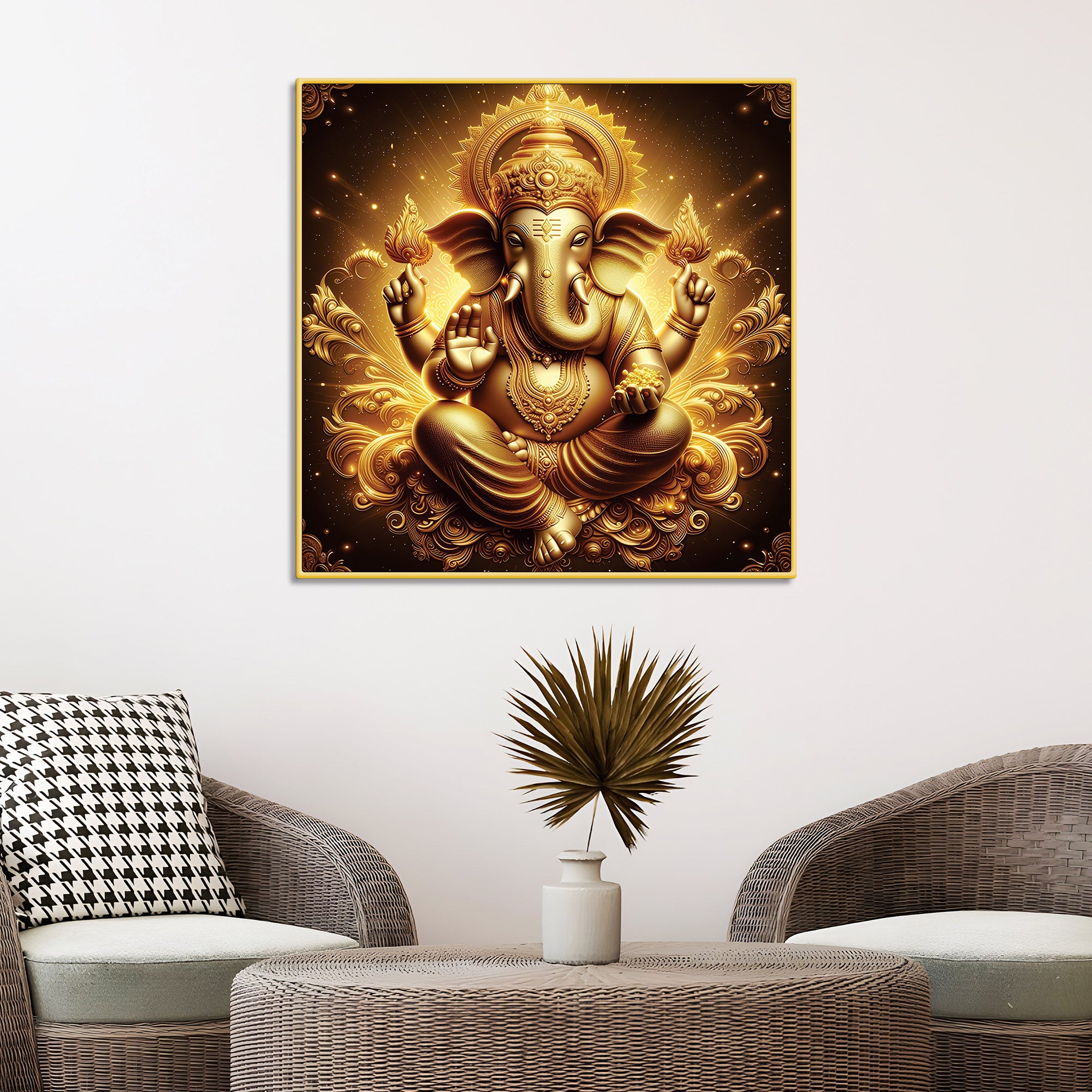 spiritual-hindu-bappa-ji-wall-painting