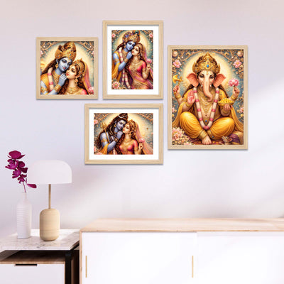 spiritual-hindu-god-art-wall-frame-set-of-four