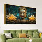 Spiritual Home Decor Buddha Wall Painting