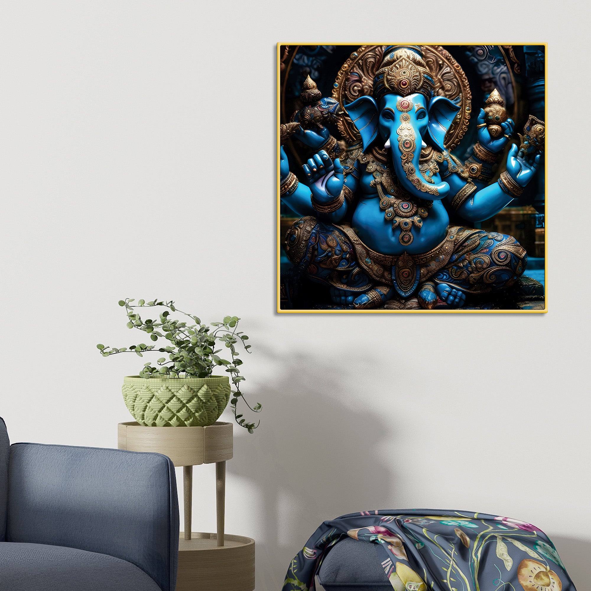 Spiritual Home Décor Ganesh Ji Painting