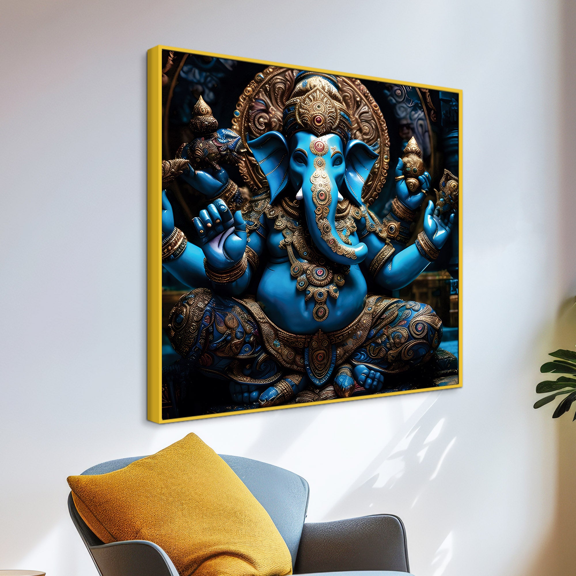 Spiritual Home Décor Ganesh Ji Painting