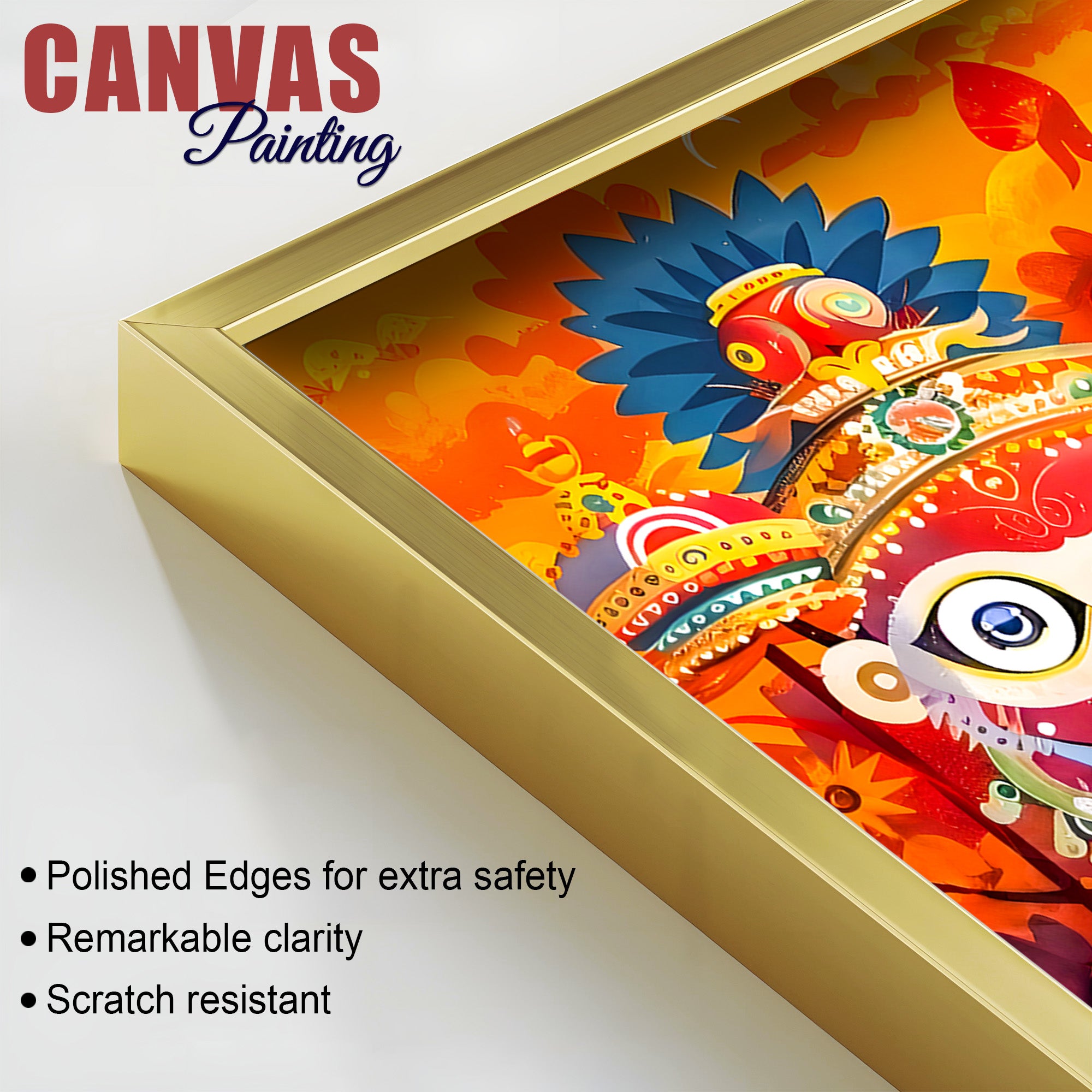 Spiritual Jagannath Ji Wall Art Painting for Home Décor