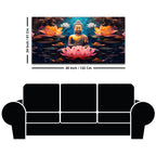 Spiritual Lord Buddha Canvas Painting for Modern Decor