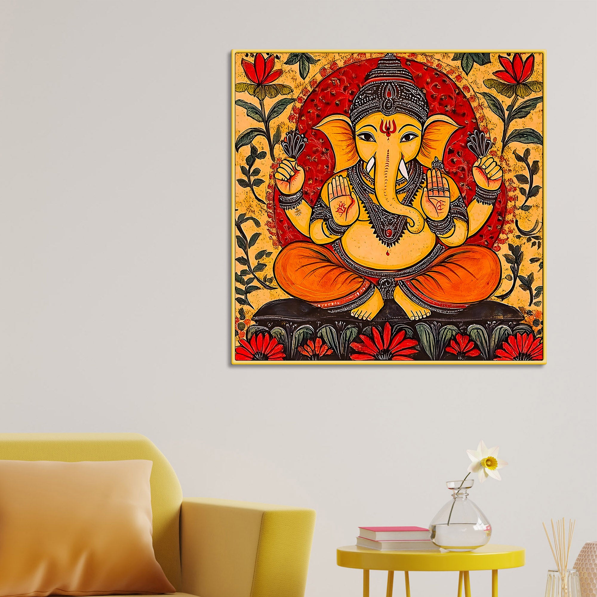 Spiritual Lord Ganesha Painting