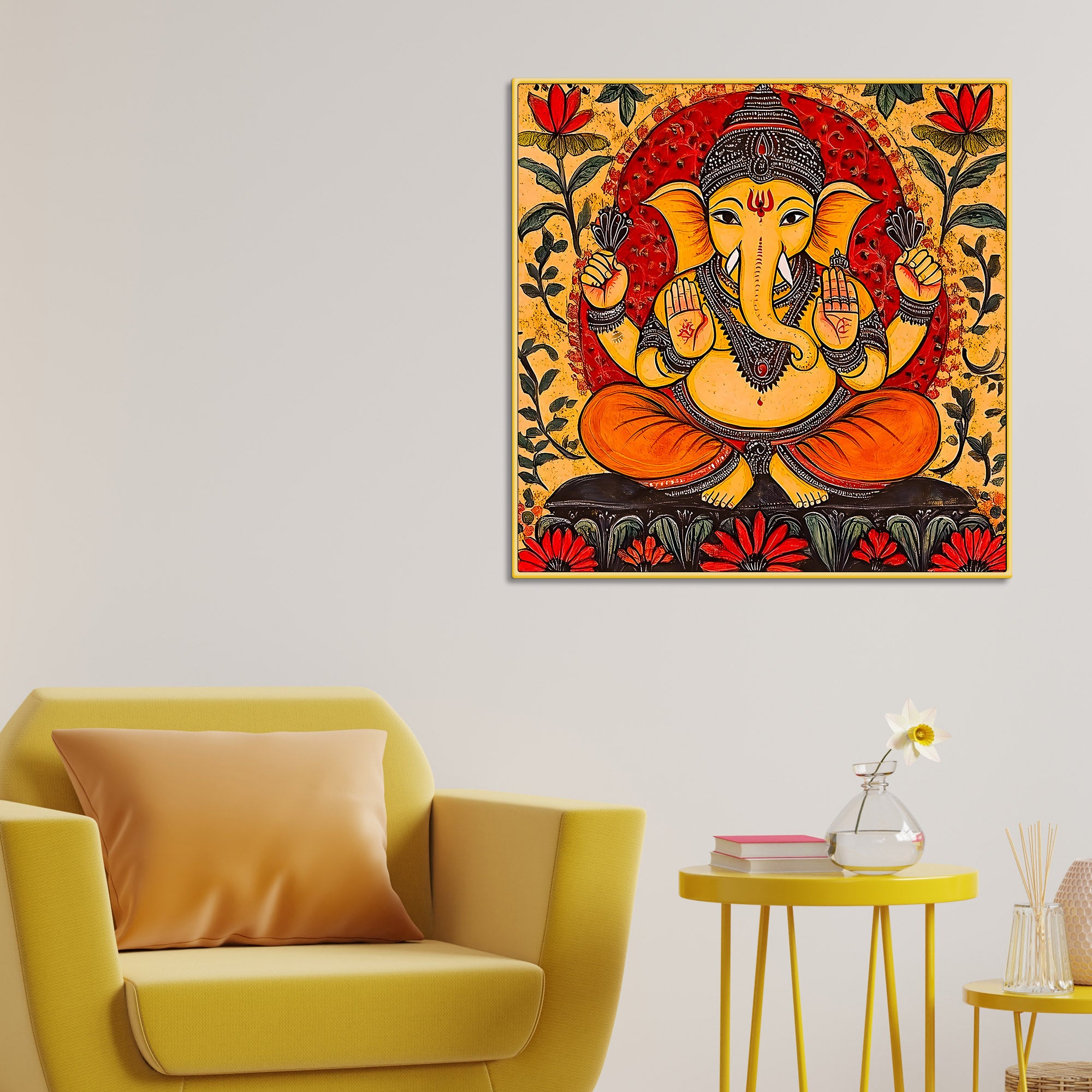 Spiritual Lord Ganesha Painting
