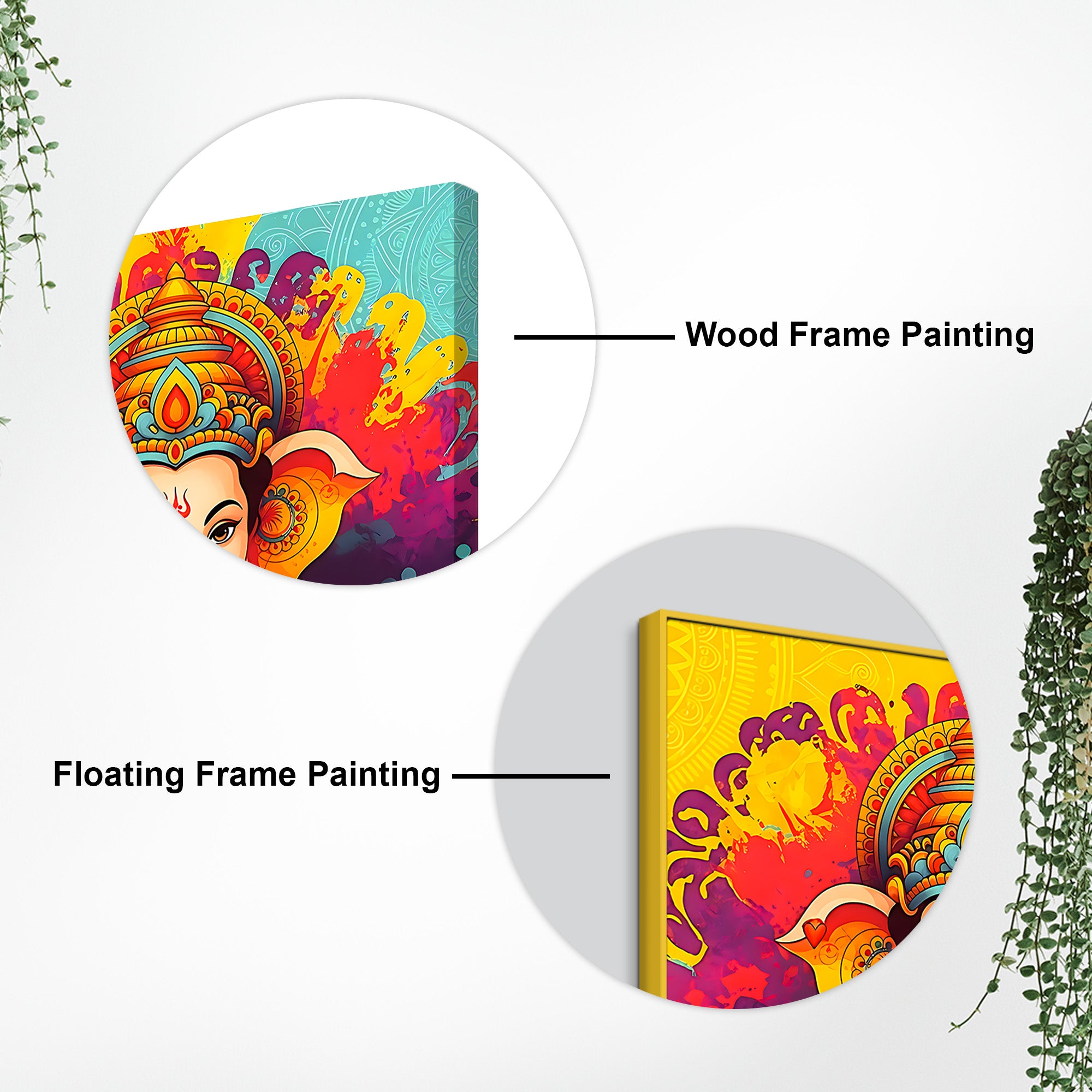 Spiritual Lord Ganesha Painting for Home & Office Decor