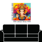 Spiritual Lord Ganesha Painting for Home & Office Decor