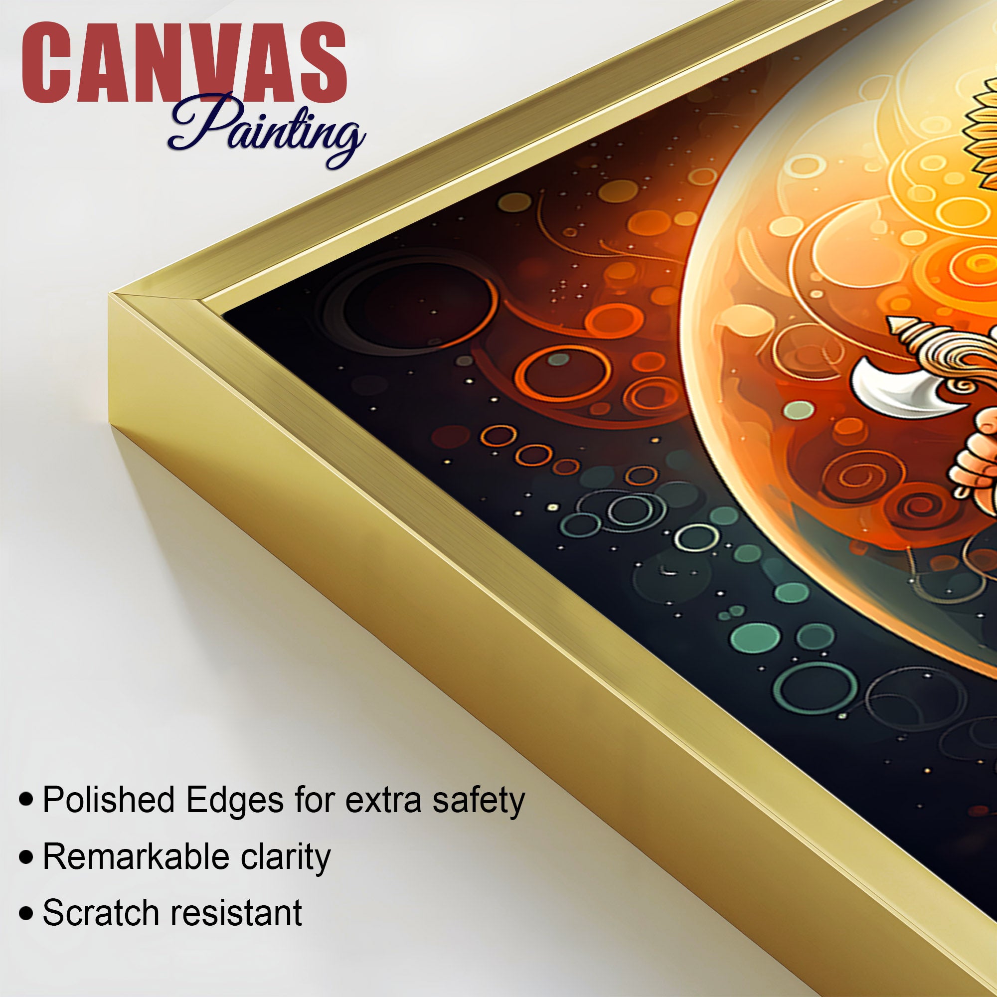 Spiritual Lord Ganesha Wall Painting