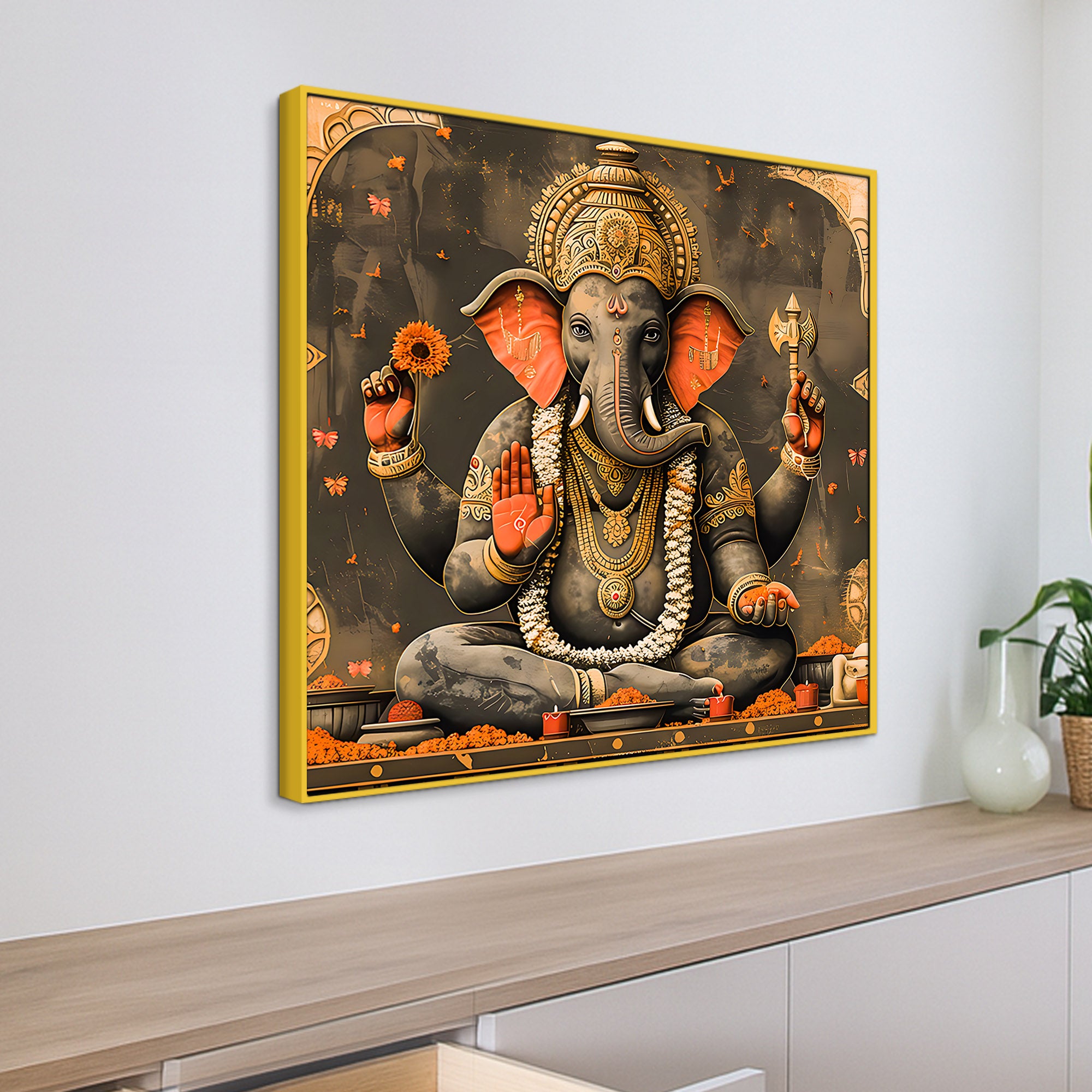 Spiritual Lord Ganpati Painting