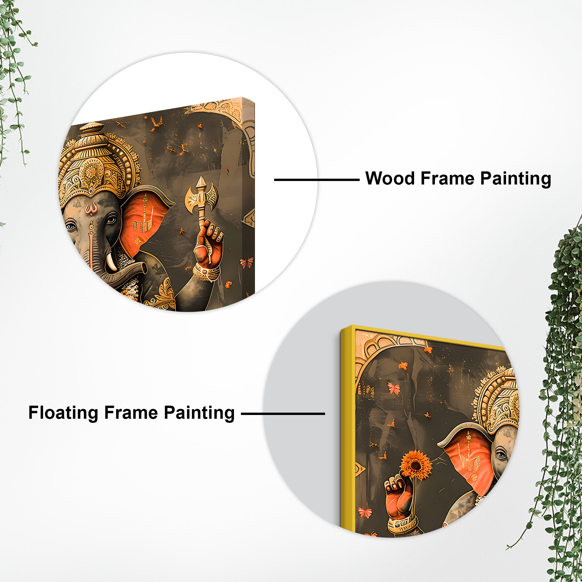 Spiritual Lord Ganpati Painting