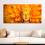 Spiritual Lord Gautam Buddha Wall Painting for Wall Decor