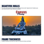 Spiritual Lord Shiva Statue Wall Painting