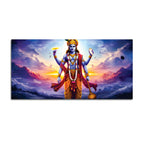 Spiritual Lord Vishnu Canvas Wall Painting for Home & Office