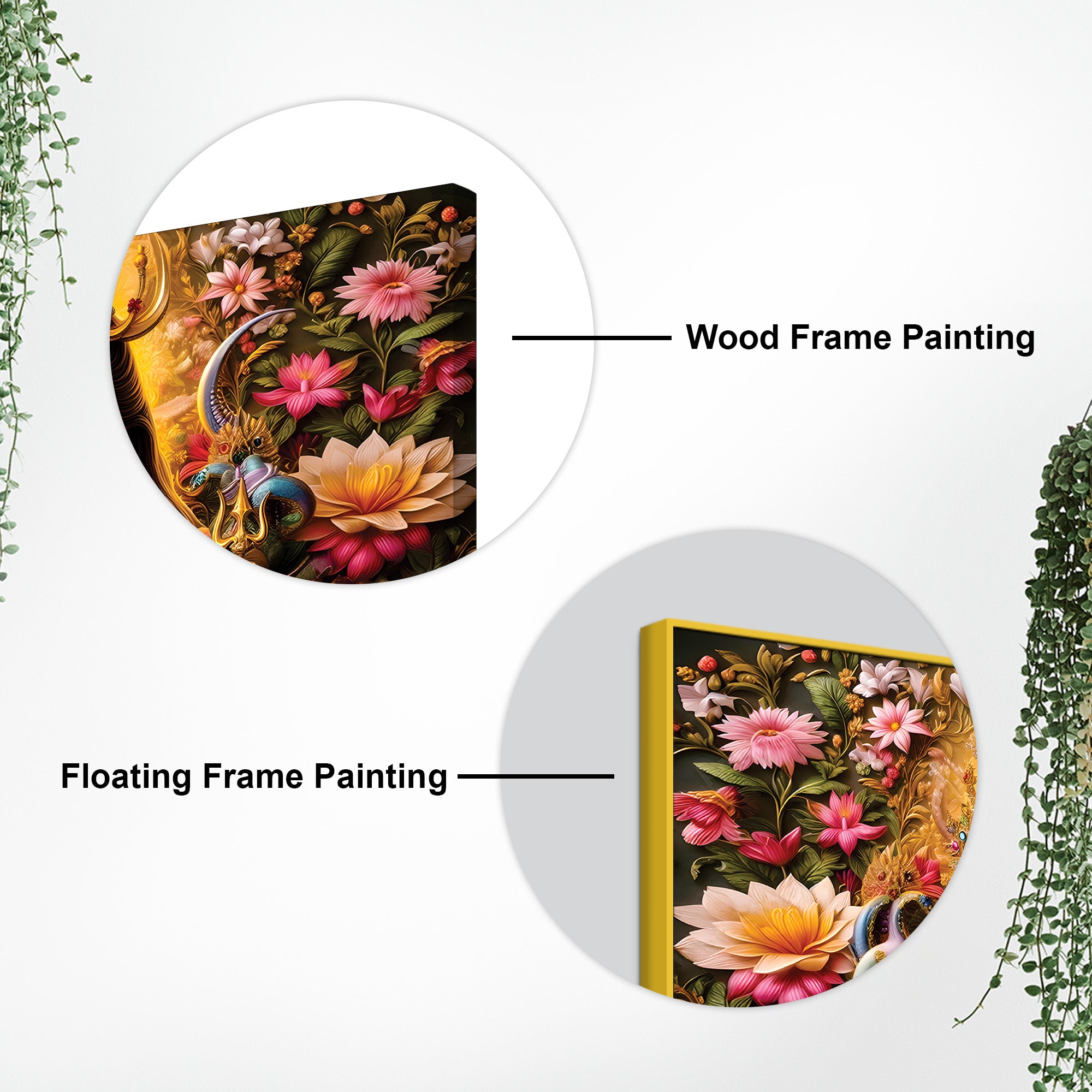 Spiritual Mahadev Canvas Painting for Modern Home Interior