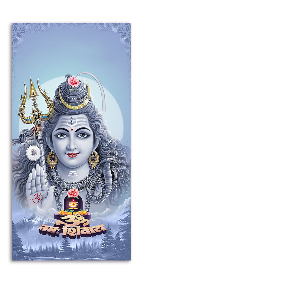 Spiritual Mahadev Premium Wall Painting