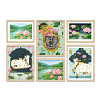 Spiritual Pichwai Wall Art Frame Set of 6