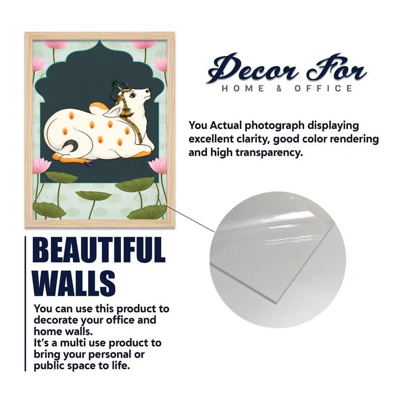 Spiritual Pichwai Wall Art Frame Set of 6