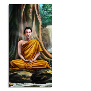 Spiritual Premium Wall Painting of Lord Gautam Buddha