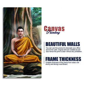 Spiritual Premium Wall Painting of Lord Gautam Buddha