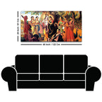 Spiritual Shri Krishna Raas Leela Canvas Wall Painting