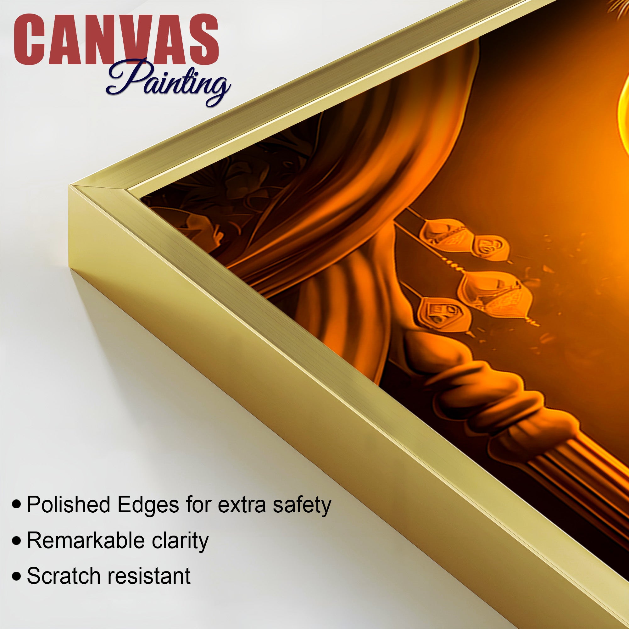 Spiritual Sikh Guru Painting Elegant Wall Art for Living Room