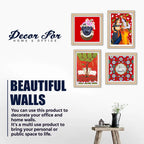 Spiritual Wall Art Frame Set of 4 for Living Room