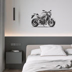 Sports Bike Metal Wall Art for Rider & Modern Home Décor